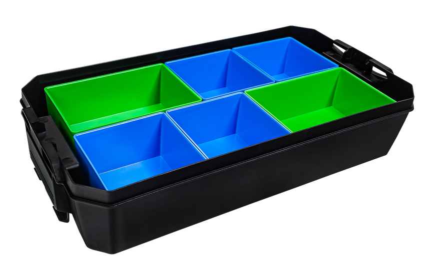 Комплект вкладышей CD3 для ClickTray M 74, 6 предметов, H63 L-BOXX, артикул: 6100000980, код товара: TLB-00293 фото
