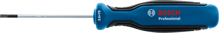 Отвертка шлицевая SL3.5 x 75 Bosch Professional, артикул: 1600A01TF8, код товара: TLB-06000 фото
