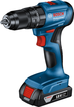 Акумуляторний ударний дриль-шуруповерт GSB 185-LI + 2 x АКБ GBA 18V 2.0Ah + ЗП GAL 18V-20 Bosch Professional, артикул: 06019K3100, код товару: TLB-04204 фото