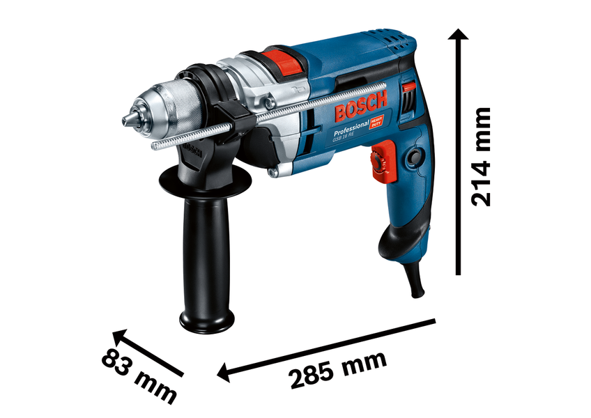 Дриль ударний GSB 16RE Bosch Professional, артикул: 060114E500, код товару: TLB-02410 фото