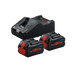 Стартовый комплект: Быстрозарядное устройство GAL 18V-160 + 2 х АКБ ProCORE18V 8.0Ah (1600A02T5P) Bosch Professional TLB-00808 фото 1