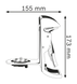 Універсальний тримач BM3 (0601015D00) Bosch Professional TLB-02110 фото 2