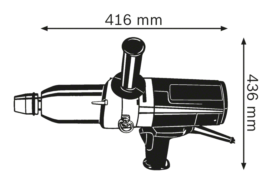 Ударный гайковерт GDS 24 Bosch Professional, артикул: 0601434108, код товара: TLB-02601 фото
