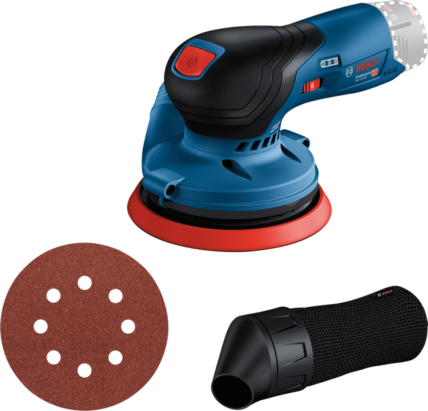 Аккумуляторная эксцентриковая шлифовальная машина GEX 12V-125, SOLO Bosch Professional, артикул: 0601372101, код товара: TLB-04016 фото