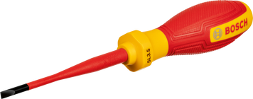 Викрутка ізольована шліцева VDE SL3.5 x 75 Bosch Professional, артикул: 1600A02NC1, код товару: TLB-06019 фото
