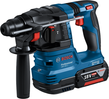 Акумуляторний перфоратор з SDS plus GBH 185-LI + 2 x АКБ GBA 18V 4.0Ah + ЗП GAL 18V-40 Bosch Professional, артикул: 0611924021, код товару: TLB-04118 фото
