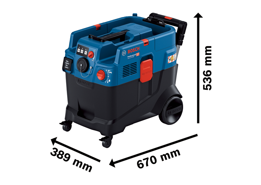 Универсальный строительный пылесос GAS 12-40 MA Bosch Professional, артикул: 06019M0120, код товара: TLB-02507 фото