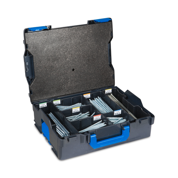 Комплект вкладишів IB-SET 6ST H95 для L-BOXX 136 G4, 6 предметів, H95, з вставкою в кришку Sortimo, артикул: 1000011034+EPP G4, код товару: TLB-00255 фото