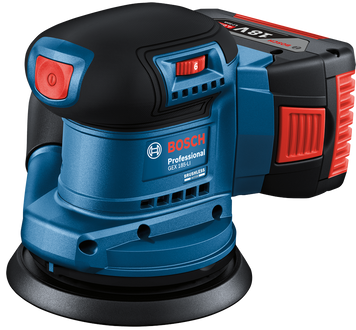Акумуляторна ексцентрикова шліфувальна машина GEX 185-LI Bosch Professional, артикул: 06013A5021, код товару: TLB-04019 фото