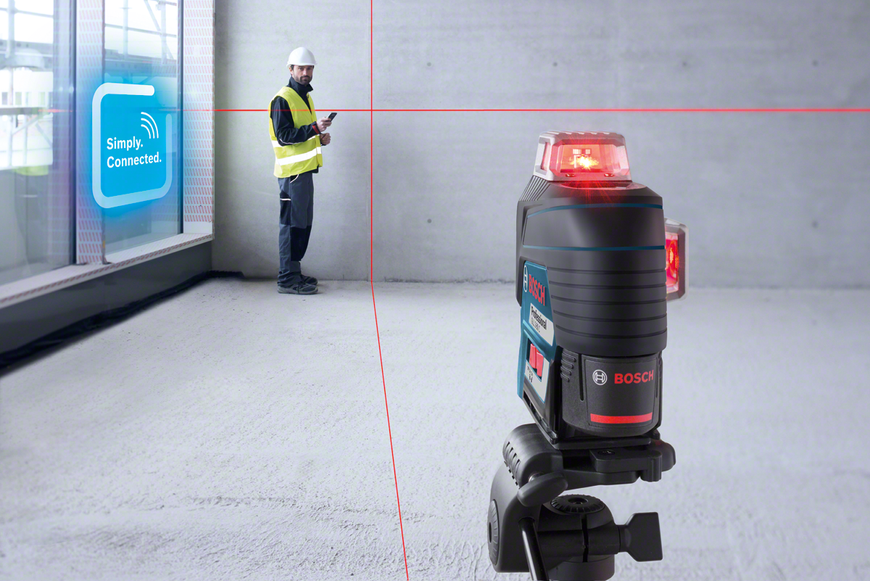 Линейный лазер GLL 3-80 C (AA) + штатив BT 150 Bosch Professional, артикул: 0601063R01, код товара: TLB-01110 фото