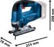 Аккумуляторный лобзик GST 185-LI (06015B3024) Bosch Professional TLB-04706 фото 3
