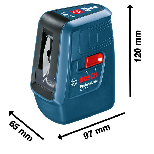 Линейный лазер GLL 3 X Bosch Professional, артикул: 0601063CJ0, код товара: TLB-01101 фото