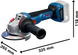 Аккумуляторная угловая шлифовальная машина GWS 18V-11 S (06019N4000) Bosch Professional TLB-04020 фото 3