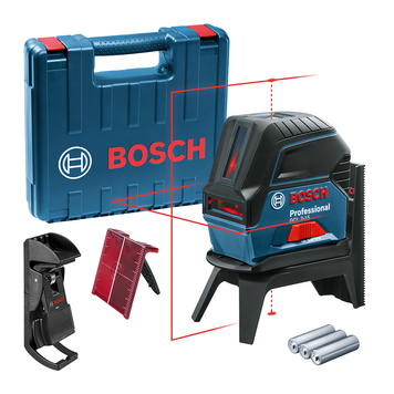 Комбинированный лазер GCL 2-15 + держатель RM 1 + потолочная клипса BM 3 + кейс Bosch Professional, артикул: 0601066E02, код товара: TLB-00901 фото