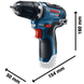Акумуляторний дриль-шуруповерт GSR 12V-35 (06019H8000) Bosch Professional TLB-04216 фото 2