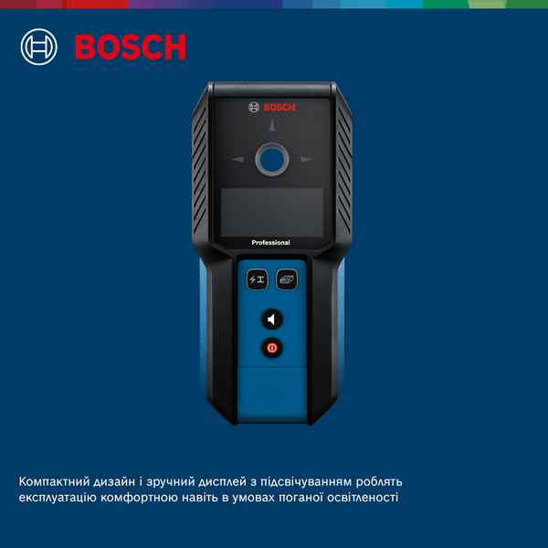 Детектор GMS 120-27 Bosch Professional, артикул: 0601081700, код товару: TLB-01203 фото