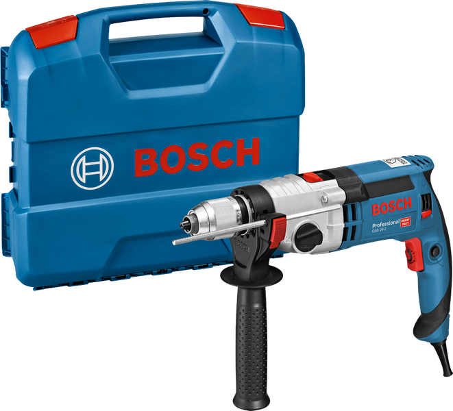 Дрель ударная GSB 24-2 Bosch Professional, артикул: 060119C801, код товара: TLB-02401 фото