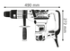 Перфоратор з SDS max GBH 5-40 D (0611269020) Bosch Professional TLB-02311 фото 3