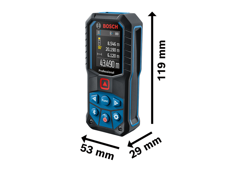 Лазерний далекомір GLM 50-27 C Bosch Professional, артикул: 0601072T00, код товару: TLB-01301 фото