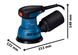 Ексцентрикова шліфувальна машина GEX 125 (06013A8020) Bosch Professional TLB-02230 фото 6