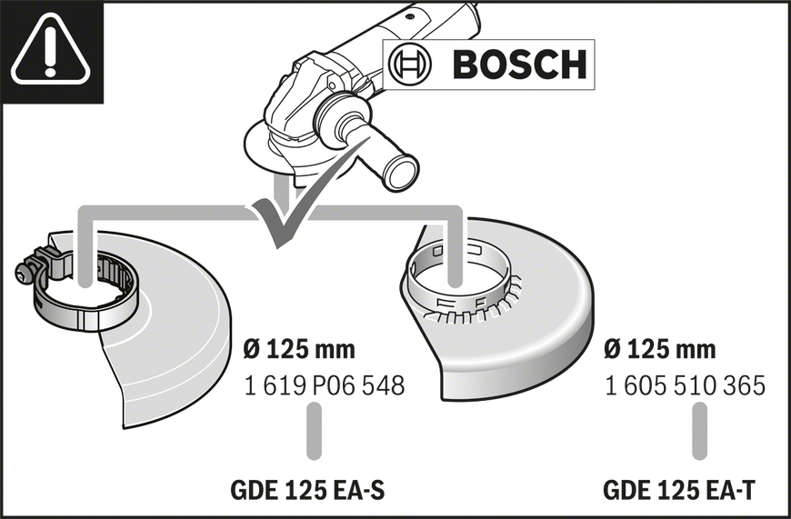 Насадка для пылеудаления GDE 125 EA-T Bosch Professional, артикул: 1600A003DJ, код товара: TLB-08103 фото