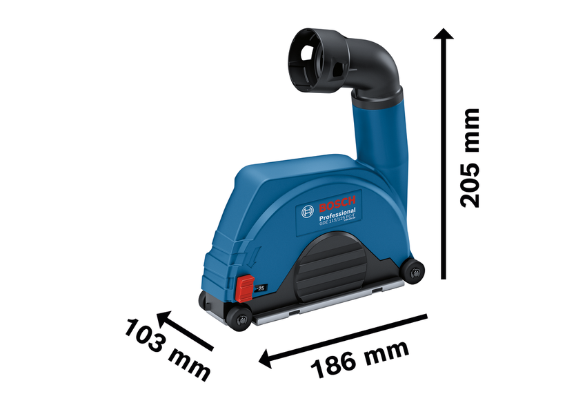 Насадка для пылеудаления GDE 115/125 FC-T Bosch Professional, артикул: 1600A003DK, код товара: TLB-08104 фото