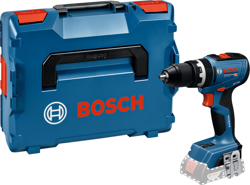 Аккумуляторная ударная дрель-шуруповерт GSB 18V-65, SOLO + кейс L-BOXX 136 Bosch Professional, артикул: 06019N3301, код товара: TLB-04246 фото