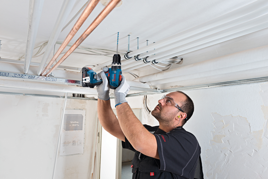 Аккумуляторная ударная дрель-шуруповерт GSB 18V-65, SOLO + кейс L-BOXX 136 Bosch Professional, артикул: 06019N3301, код товара: TLB-04246 фото