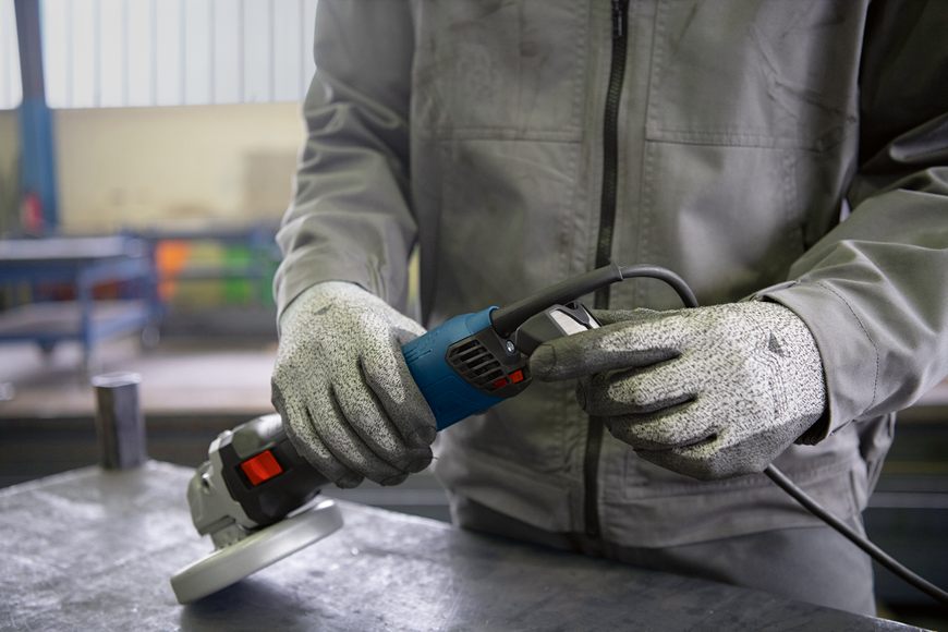 Кутова шліфувальна машина GWS 17-125 Bosch Professional, артикул: 06017D0200, код товару: TLB-02219 фото