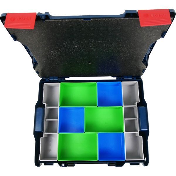 Органайзер CD3 в кейсі Bosch Professional L-BOXX 102 G4, 8 предметів, H63 L-BOXX, артикул: 1600A012FZ+BSS CD3+EPP G4, код товару: TLB-00205 фото