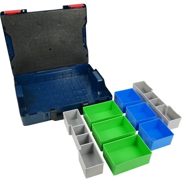 Органайзер CD3 в кейсі Bosch Professional L-BOXX 102 G4, 8 предметів, H63 L-BOXX, артикул: 1600A012FZ+BSS CD3+EPP G4, код товару: TLB-00205 фото