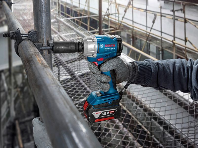 Акумуляторний ударний гайковерт GDS 18V-350, SOLO Bosch Professional, артикул: 06019M5020, код товару: TLB-04425 фото