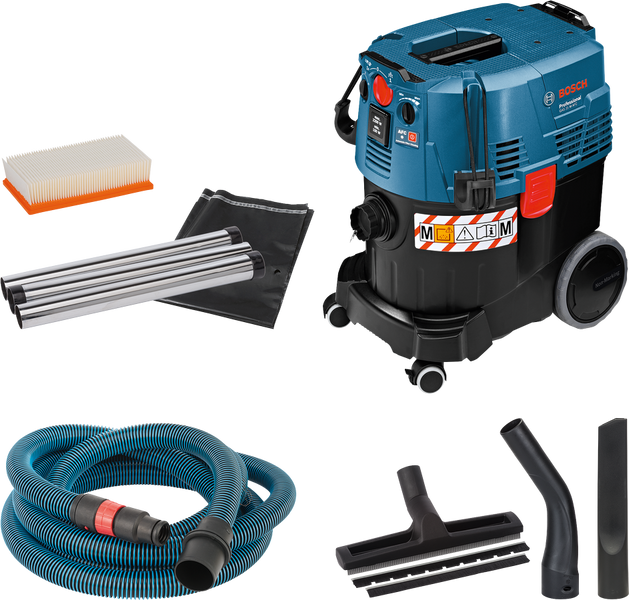 Универсальный строительный пылесос GAS 35 M AFC Bosch Professional, артикул: 06019C3100, код товара: TLB-02501 фото