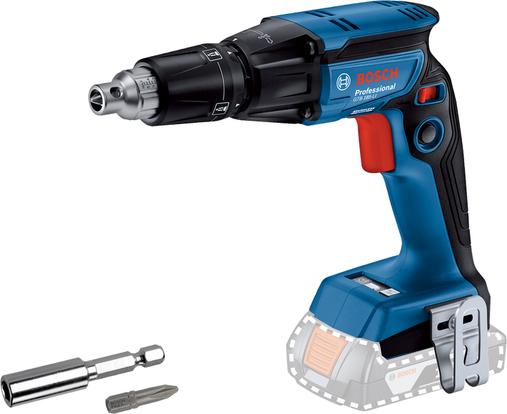 Акумуляторний дриль-шуруповерт з обмежувачем глибини GTB 185-LI, SOLO Bosch Professional, артикул: 06019K7021, код товару: TLB-04230 фото