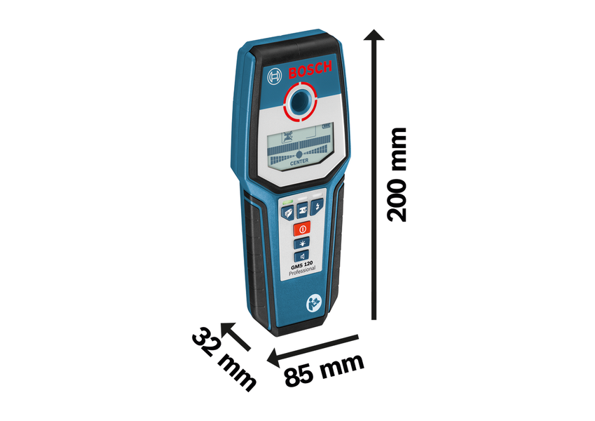 Детектор GMS 120 Bosch Professional, артикул: 0601081000, код товару: TLB-01202 фото