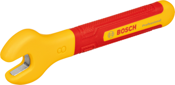 Гаечный ключ изолированный рожковый VDE 8 мм Bosch Professional, артикул: 1600A02NE9, код товара: TLB-06602 фото