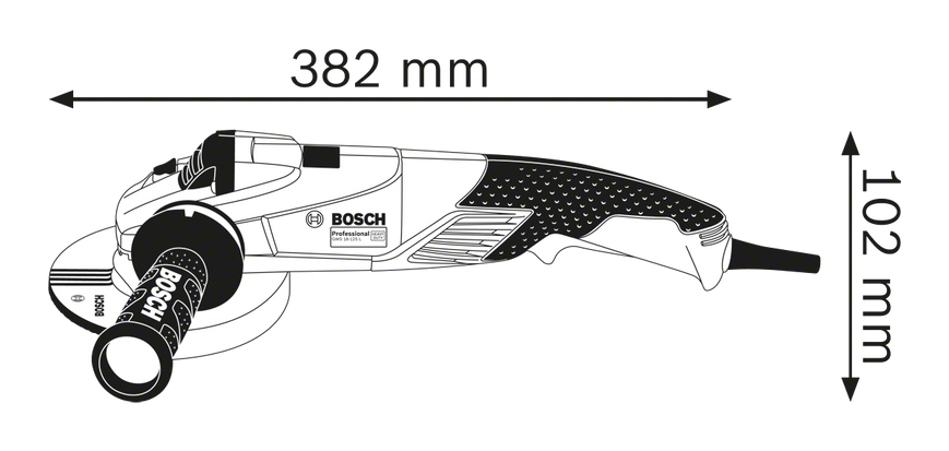 Кутова шліфувальна машина GWS 18-150 L Bosch Professional, артикул: 06017A5000, код товару: TLB-02212 фото