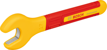 Гаечный ключ изолированный рожковый VDE 17 мм Bosch Professional, артикул: 1600A02NF2, код товара: TLB-06605 фото