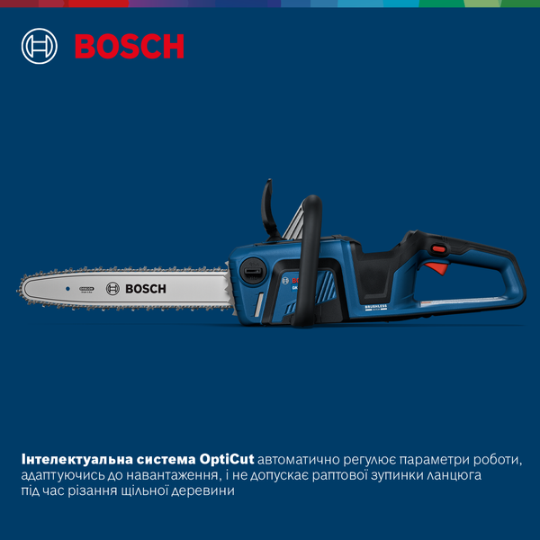 Акумуляторна безщіткова ланцюгова пила GKE 18V-40, SOLO Bosch Professional, артикул: 06008D3000, код товару: TLB-05201 фото