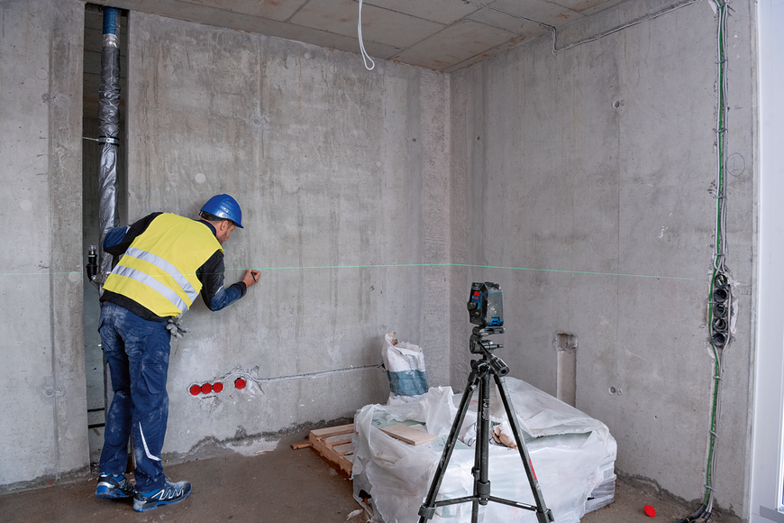 Комбинированный лазер GCL 2-50 G + держатель RM 10 Bosch Professional, артикул: 0601066M00, код товара: TLB-00909 фото