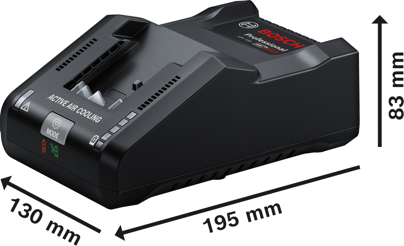 Швидкозарядний пристрій GAL 18V-160 Bosch Professional, артикул: 1600A02T5G, код товару: TLB-00703 фото